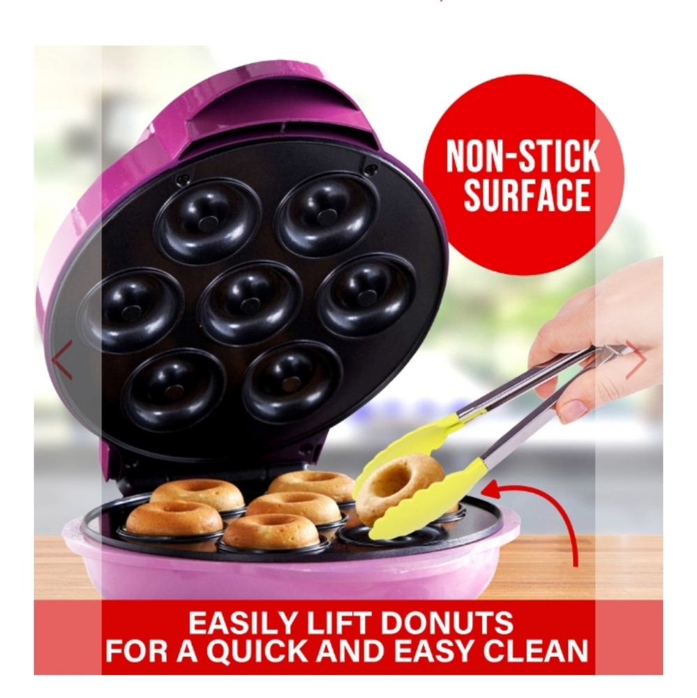 NIB Brentwood Mini Donut Maker in Pink - Picture 7 of 7